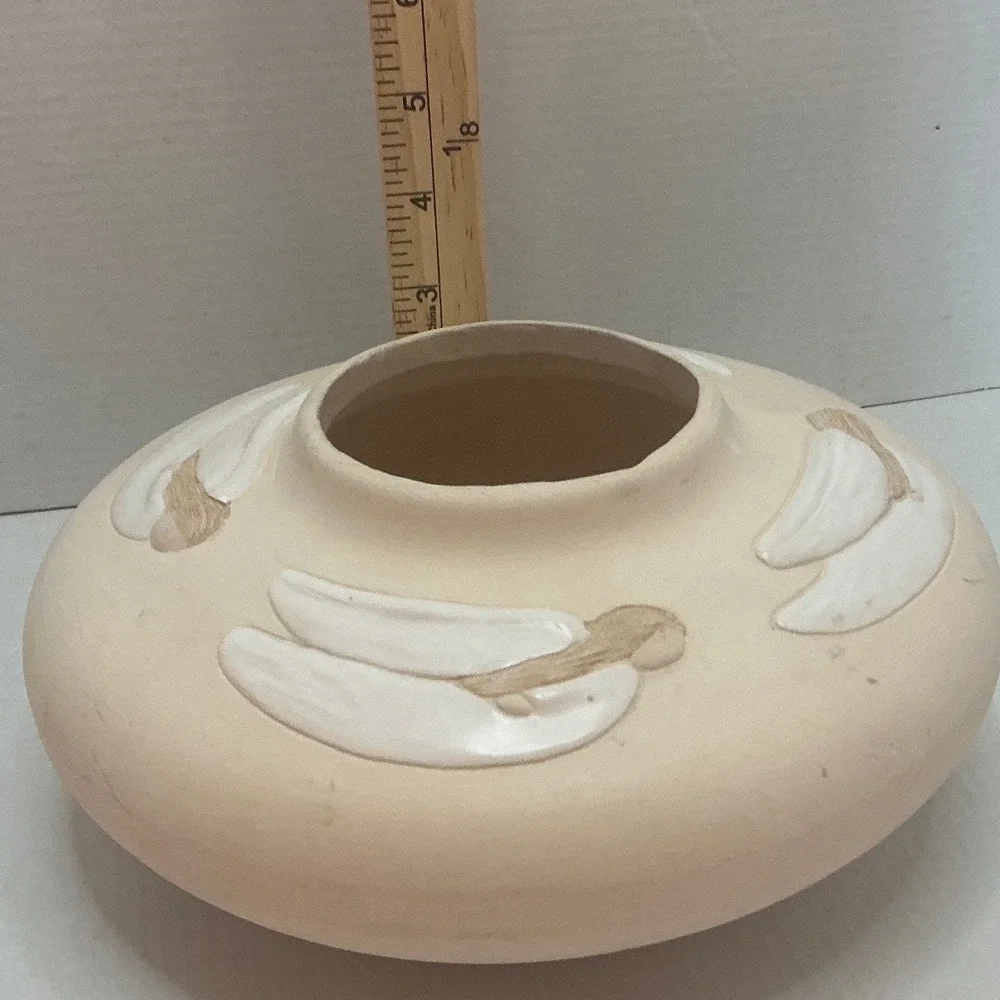 Jack Black Vintage 1994 Pottery Banana Motif Squat Vase Bowl Signed Southwestern